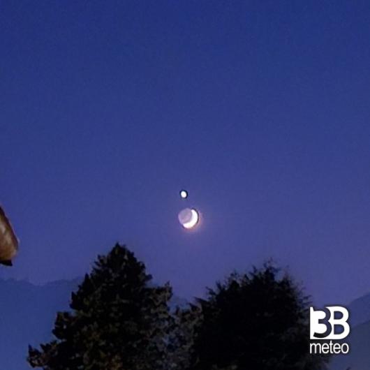 venere e la luna