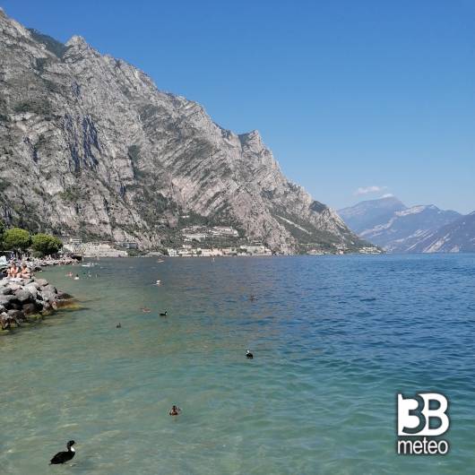 Spiaggia di limone sul garda