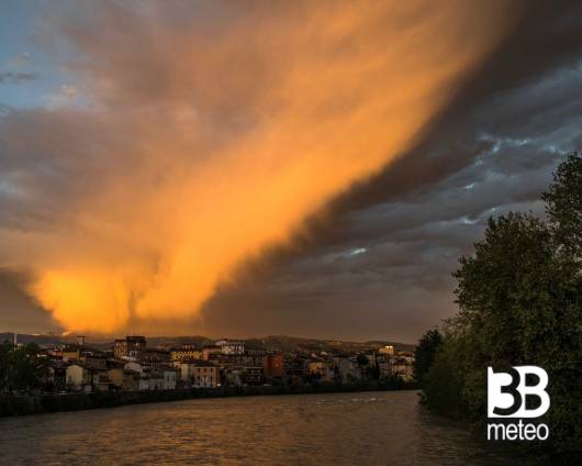 Pescantina al tramonto