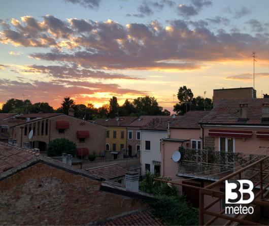 Tramonto al parco massari Ferrara