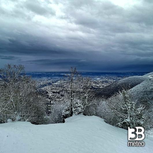 nevicata monte di nese