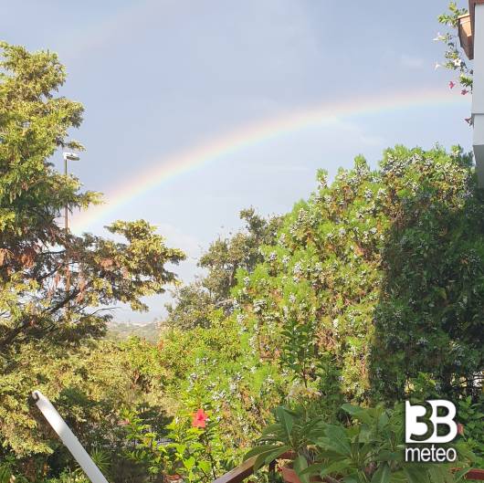 Risveglio con arcobaleno
