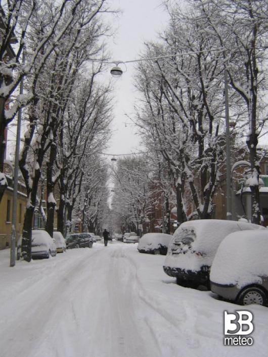 Via Musolesi Innevata