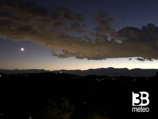 luna crescente di fine luglio