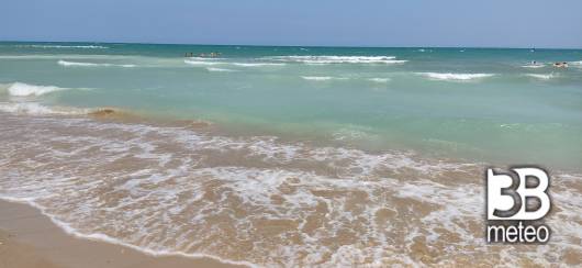 mare agitato stamattina