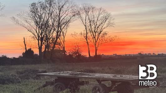 tramonto dal contadino