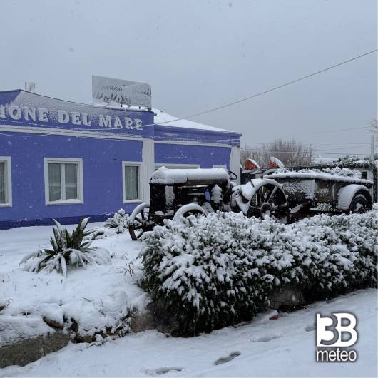 Epifania con la neve al mare