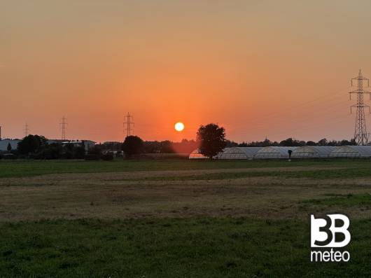 un caldo tramonto