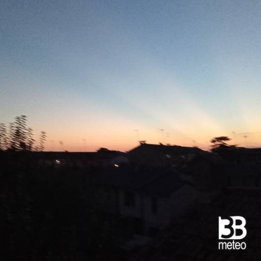 Tramonto a Mestre 11 agosto 2023