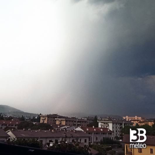 il temporale in arrivo.