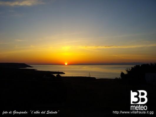 "l'alba del Salento" - come si vede da villa fraula