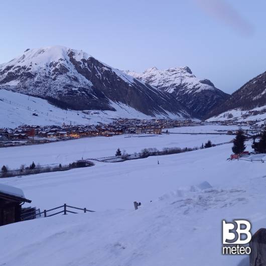 tramonto a Livigno
