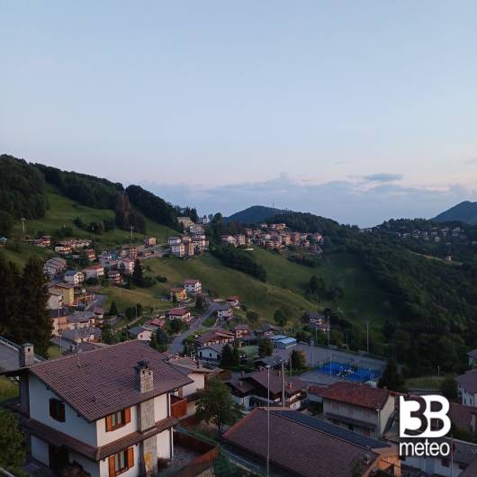 Tramonto ad Aviatico alta