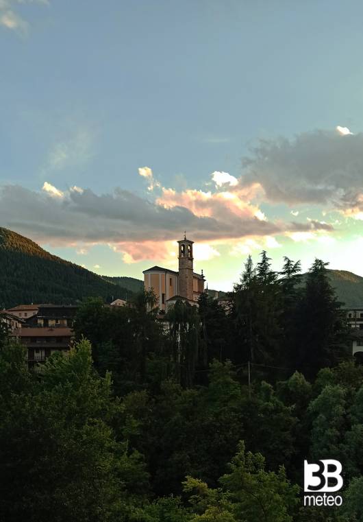 tramonto a Borno