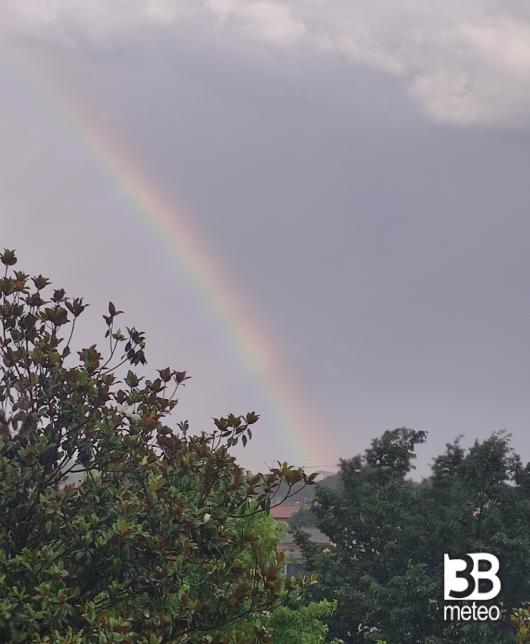 Iride nel cielo a Tavagnacco. i miei attimi speciali Adry