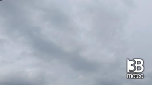nuvoloso e non piove