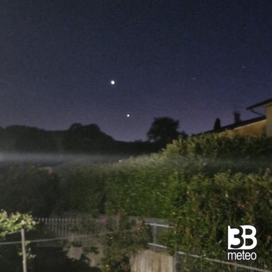 Giove e venere vanno a nanna...