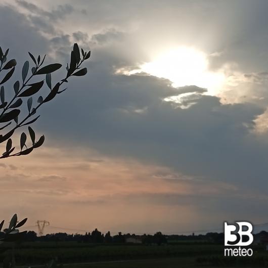 Tramonto strano...