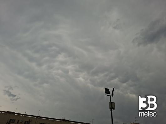 il segno dell 'arrivo della tempesta