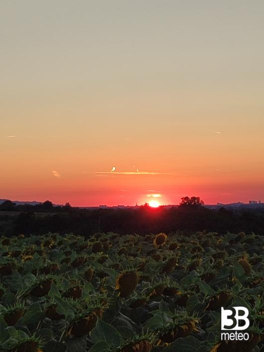 tramonto splendido
