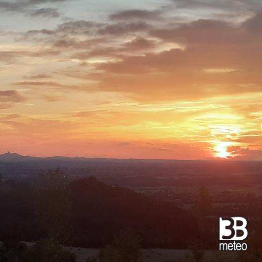 Tramonto dal parco di roncolo
