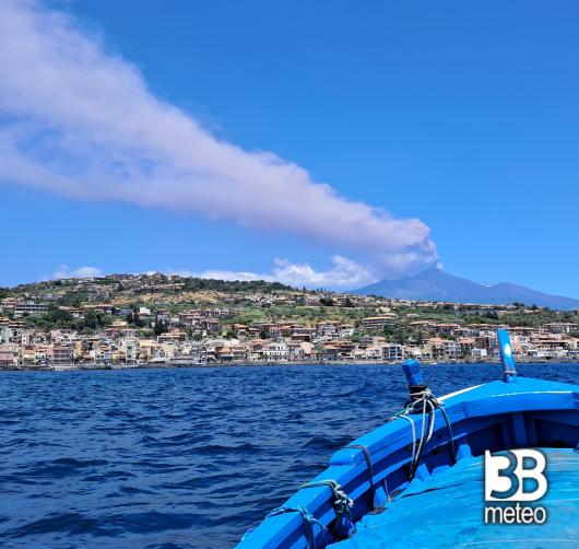 l'etna dal mare di acitrezza