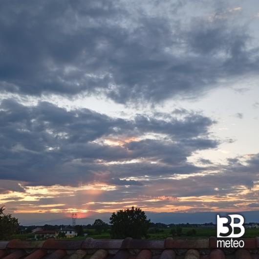 Strano tramonto...