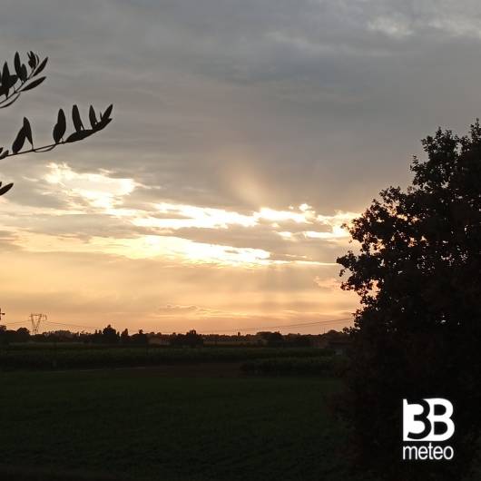 Tramonto in giallo...