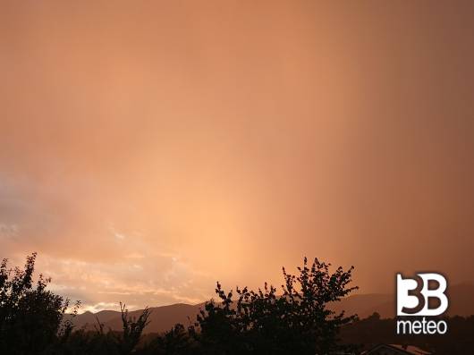 Tramonto su Giaveno