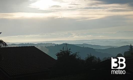 il tramonto dopo il temporale