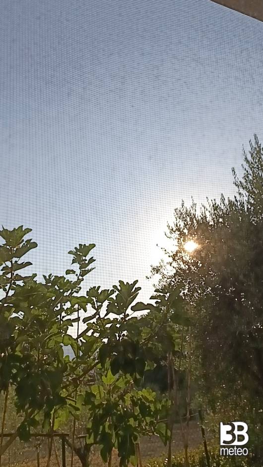 Un'altra giornata di caldo intenso
