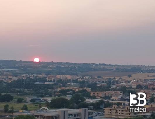 tramonto su porto sant' elpidio