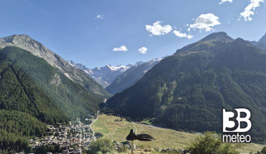 ore 18 giornata serena e ventosa