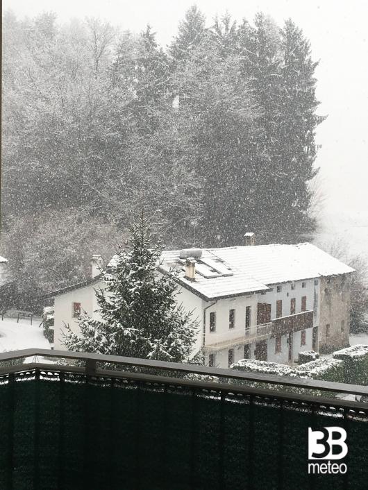 Sedico con la neve