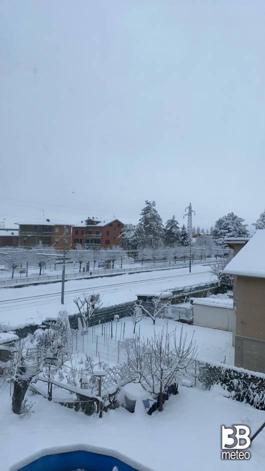 Snow in stazzano