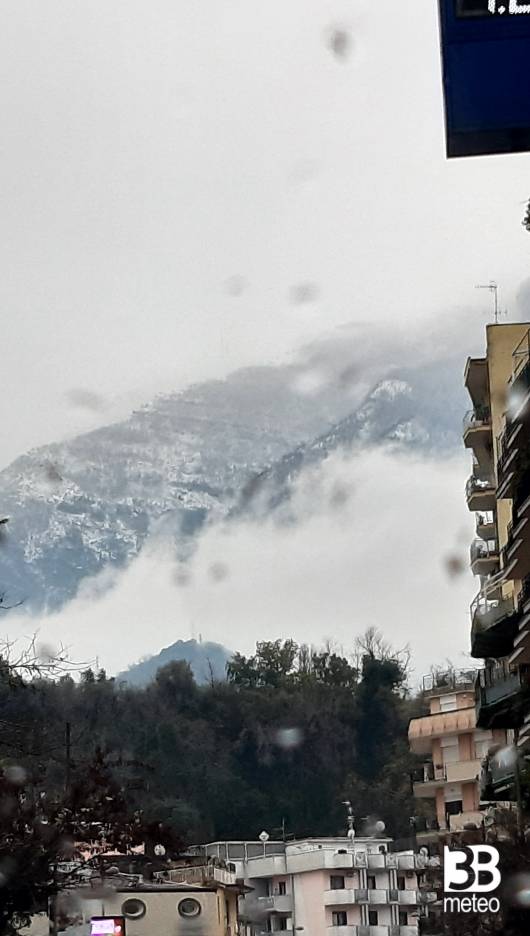 monte faito innevato