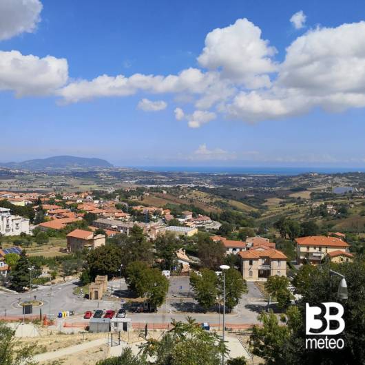 Vista su recanati dal liceo leopardi