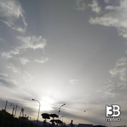 Cielo velato.