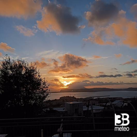 Tramonto spettacolare solfatara