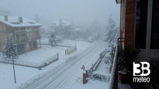 Nevicata a Santa Vittoria in Matenano