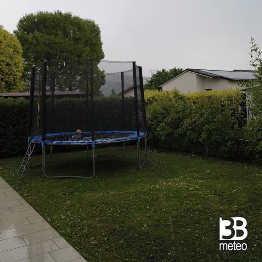 Temporale forte con grandine