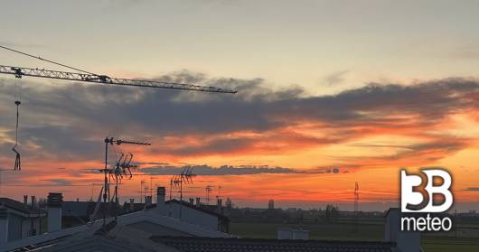 tramonto dal mio terrazzo