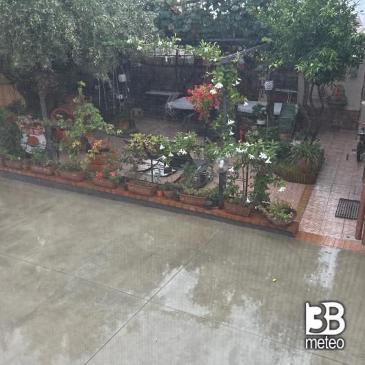Piove moderatamente ma voi mettete sole come le fate le previsioni