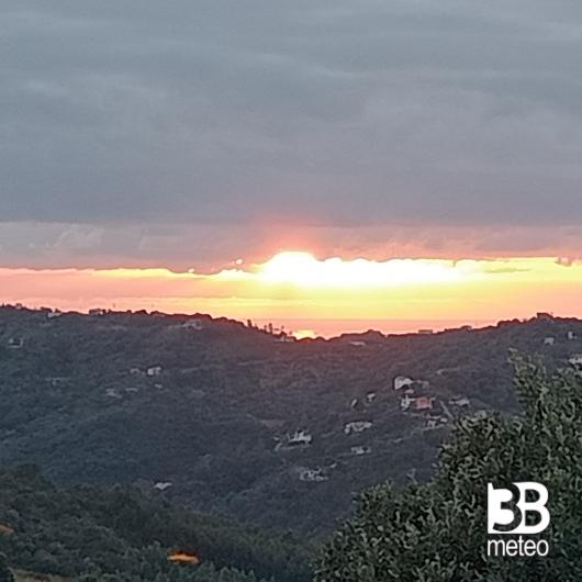 tramonto da Casal velino