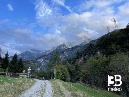 Premia Orrido Santa Lucia pomeriggio con nuvole