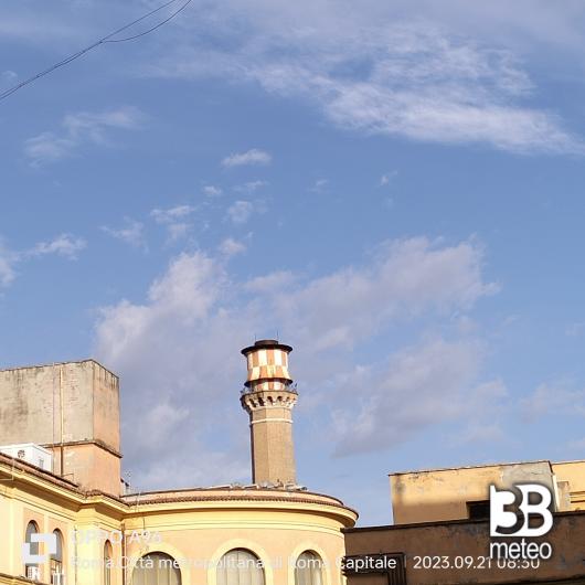 Nuvole sul cielo di roma