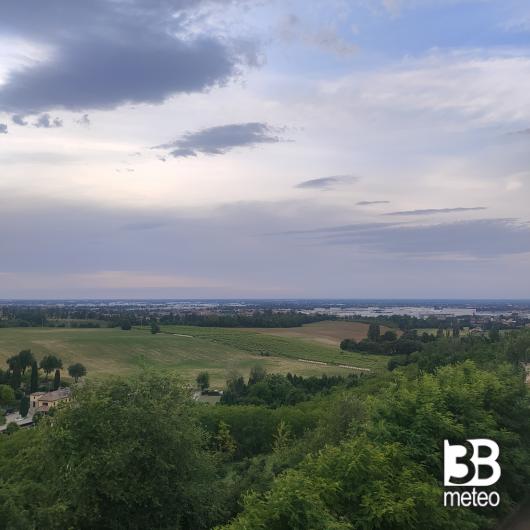 Pianura modenese vista da Maranello vecchia