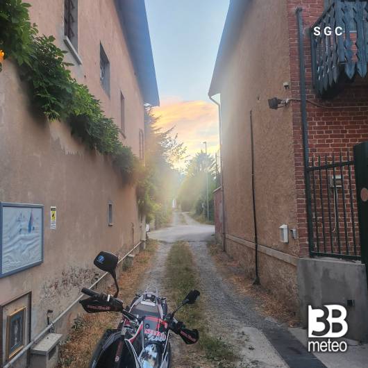 tramonto d'estate _ Principato d'Ambrosia _ Giaveno