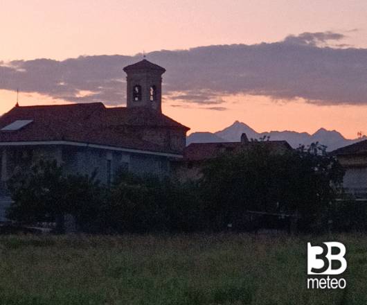 tramonto in fraz argentera