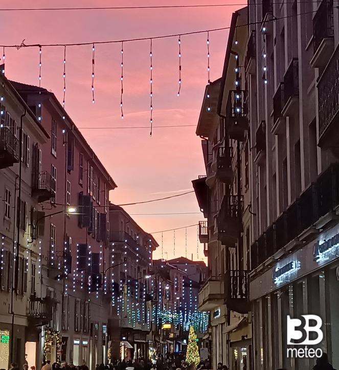 tramonto ad Asti